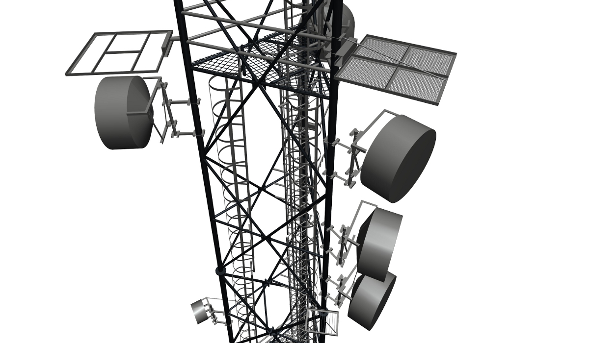 telekommunikációs torony acélszerkezet